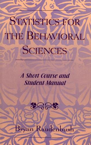 Statistics for the Behavioral Sciences