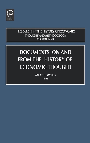 Documents on and from the History of Economic Thought