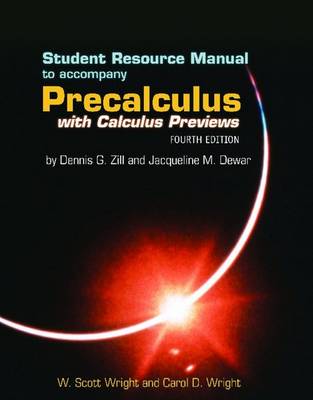 Precalculus with Calculus Previews: Student Study Guide