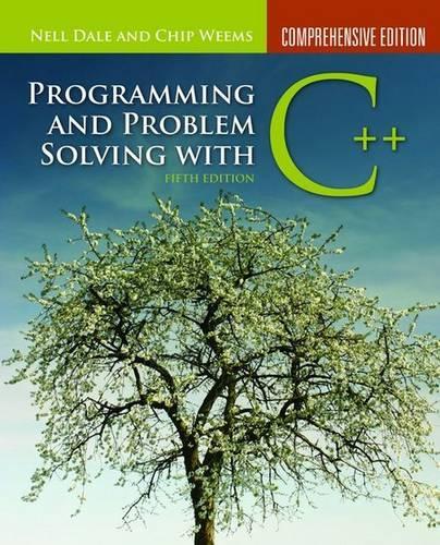 Programming and Problem Solving with C++