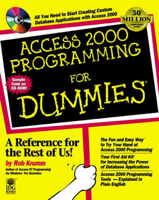 Access 2000 Programming For Dummies