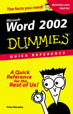 Word 2002 For Dummies: Quick Reference