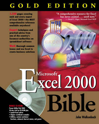EXCEL 2000 Bible: Gold Edition