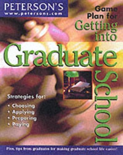 Game Plan for Getting into Graduate School