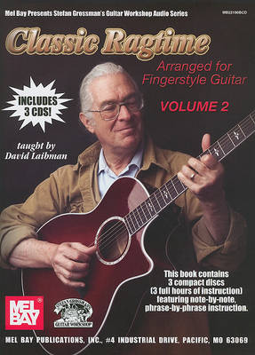 Classic Ragtime Guitar, Volume 2 Book/3-Cd Set