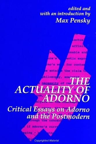 The Actuality of Adorno