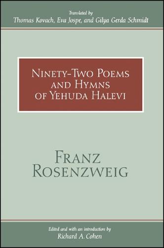 Ninety-Two Poems and Hymns of Yehuda Halevi