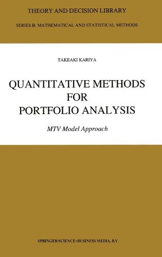 Quantitative Methods for Portfolio Analysis