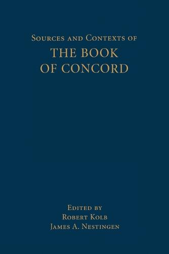 Sources and Contexts of the Book of Concord