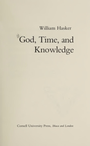 God, Time, and Knowledge