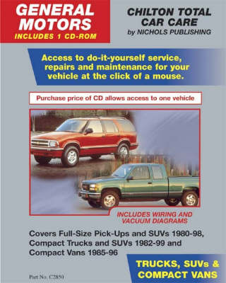 Cdr Gm Trucks/Suvs/Vans 80-99