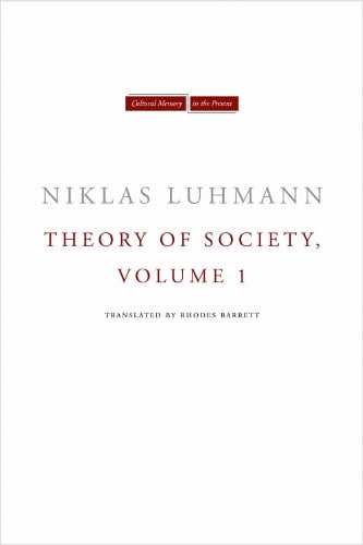 Theory of Society, Volume 1