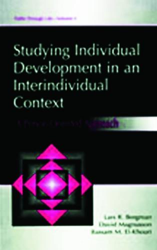 Studying individual Development in An interindividual Context