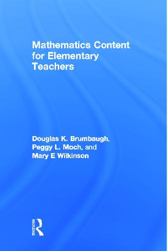 Mathematics Content for Elementary Teachers