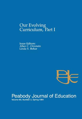 Our Evolving Curriculum
