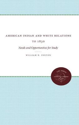 American Indian and White Relations to 1830