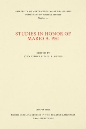 Studies in Honor of Mario a. Pei