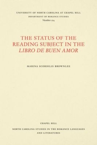 The Status of the Reading Subject in the Libro De Buen Amor