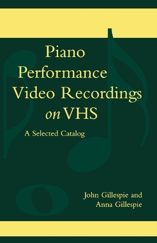 Piano Performance Video Recordings on VHS