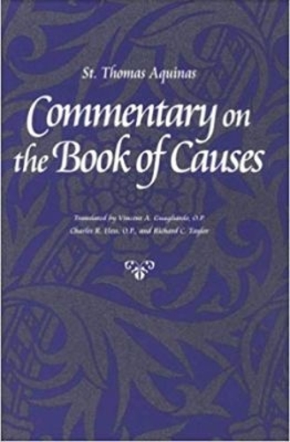 Commentary on the "Book of Causes