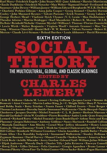 Social Theory, 6th Edition