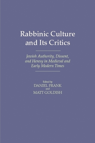 Rabbinic Culture and Its Critics