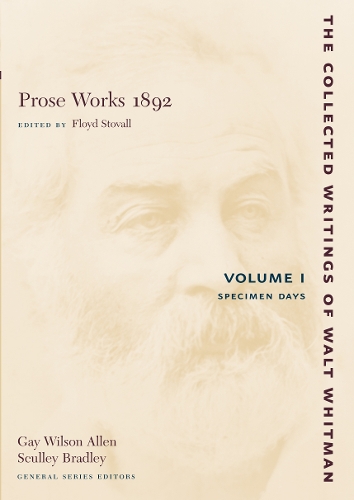 Prose Works 1892: Volume I
