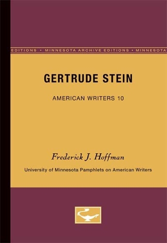 Gertrude Stein - American Writers 10