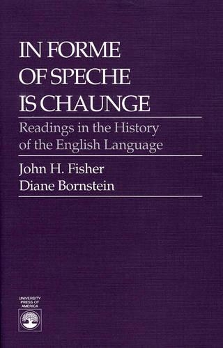 In Forme of Speche is Chaunge