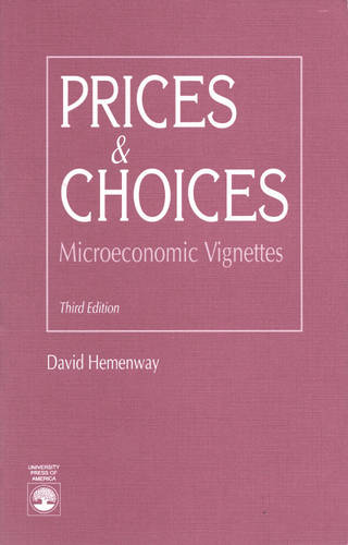Prices and Choices