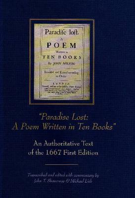“Paradise Lost: A Poem Written in Ten Books”