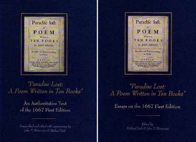 Paradise Lost -- A Poem Written in Ten Books: 2 Volume Set