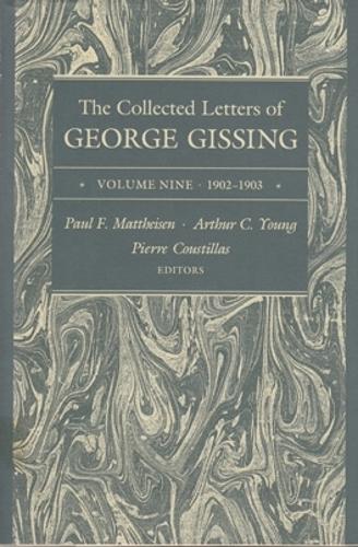 The Collected Letters of George Gissing Volume 9