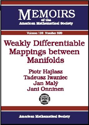 Weakly Differentiable Mappings Between Manifolds