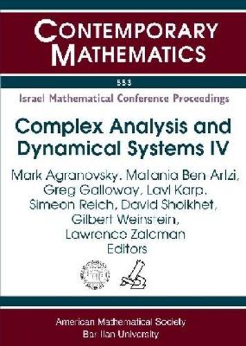 Complex Analysis and Dynamical Systems IV