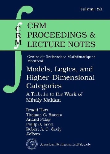 Models, Logics, and Higher-Dimensional Categories
