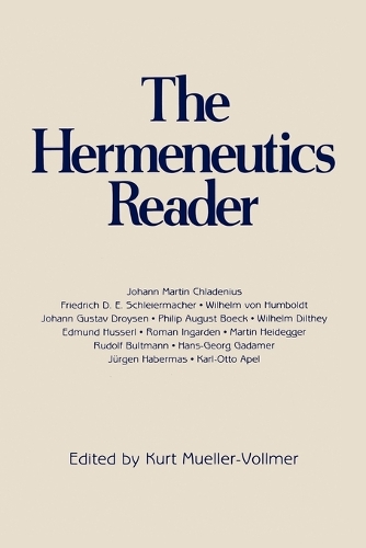 Hermeneutics Reader