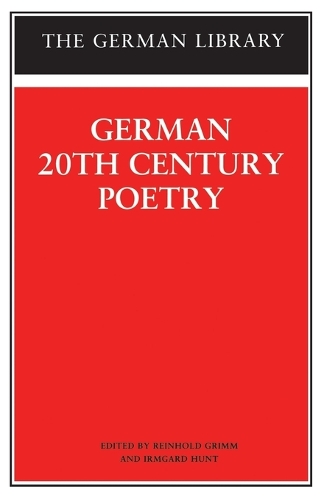 German 20th Century Poetry