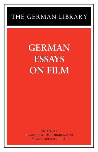 German Essays on Film