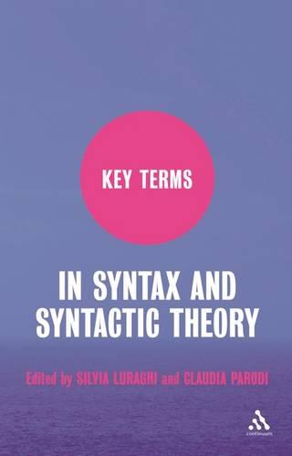Key Terms in Syntax and Syntactic Theory