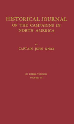 The Journal of Captain John Knox