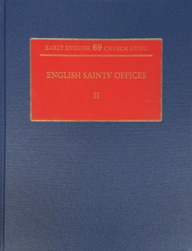 English Saints' Offices: II