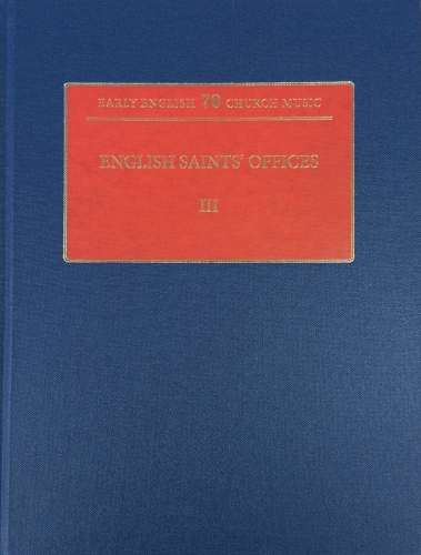 English Saints' Offices: III