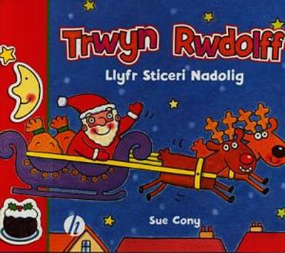 Trwyn Rwdolff - Llyfr Sticer Nadolig
