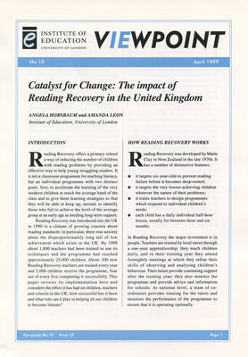 Catalyst for Change