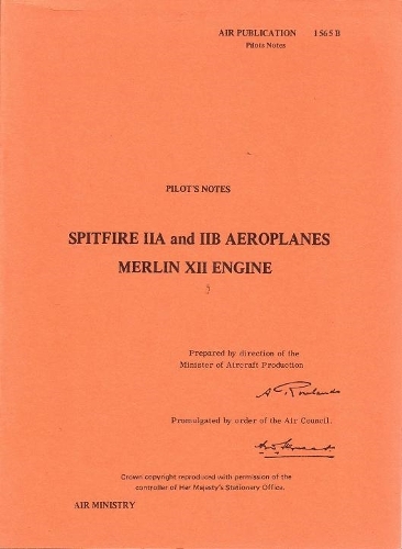 Spitfire II Pilot's Notes