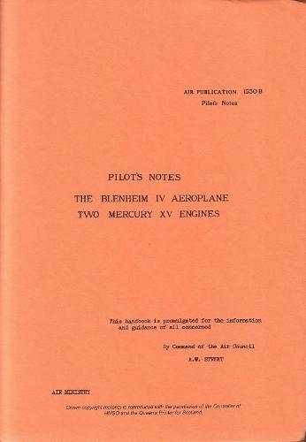 Blenheim IV Pilots Notes