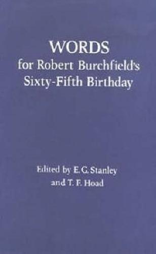 Words For Robert Burchfield's 65th Birthday