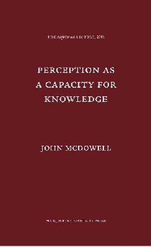 Perception As a Capacity for Knowledge