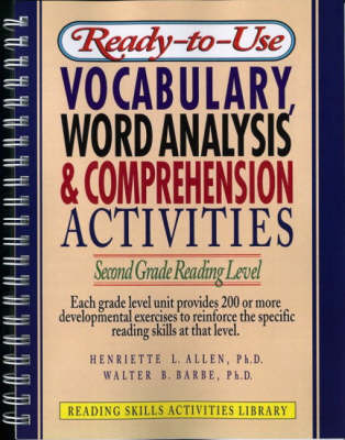Ready-to Use Vocabulary Word Analysis & Comprehension Activities